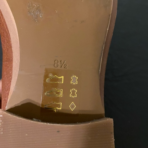 Madewell Women’s Tan Leather Slip-On Loafers, Classy and Stylish, Size 8.5. - Picture 8 of 12